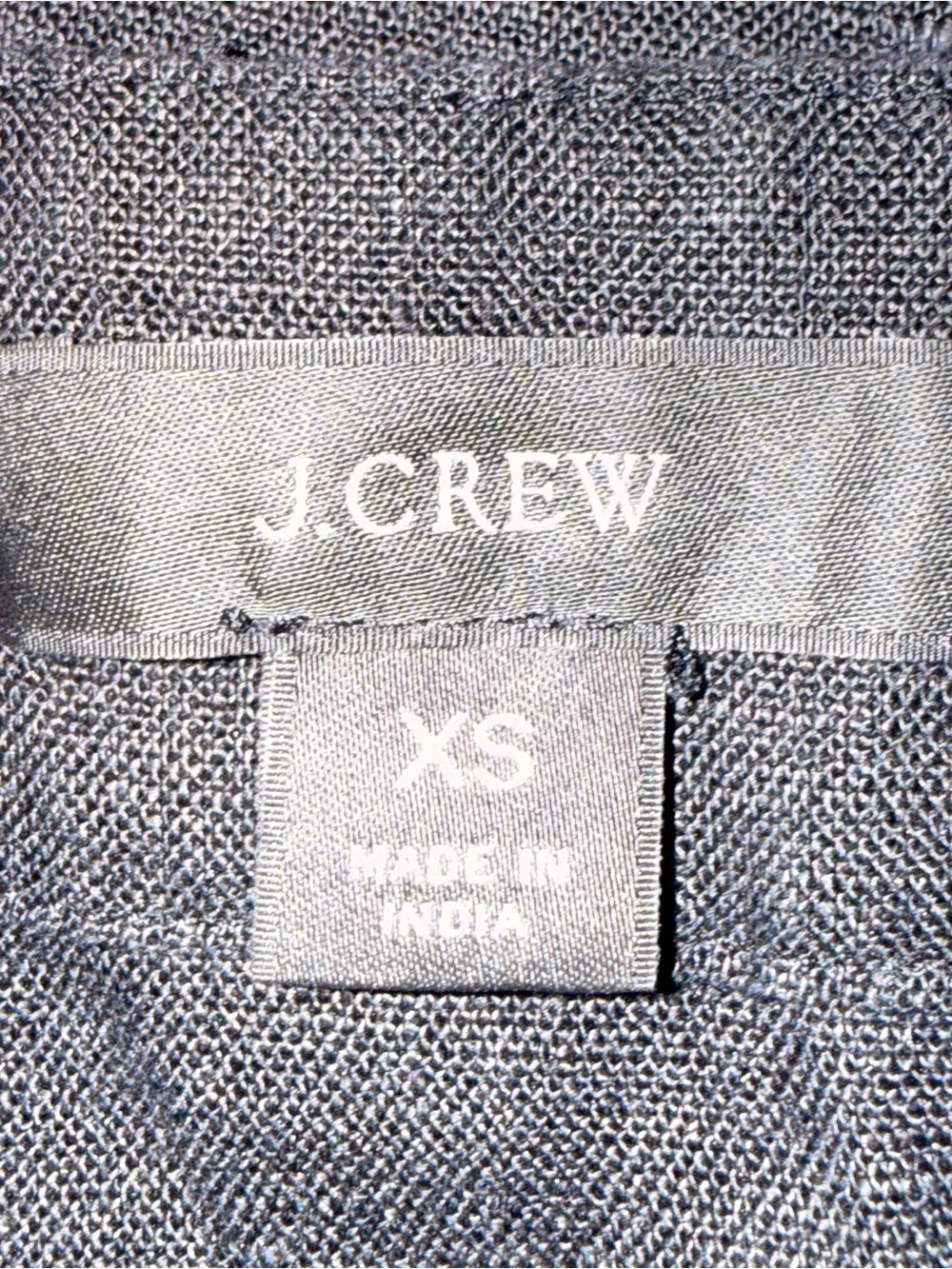 J.Crew Women’s Black 100% Linen Square Neck Puff Sleeve Button Up Blouse size XS